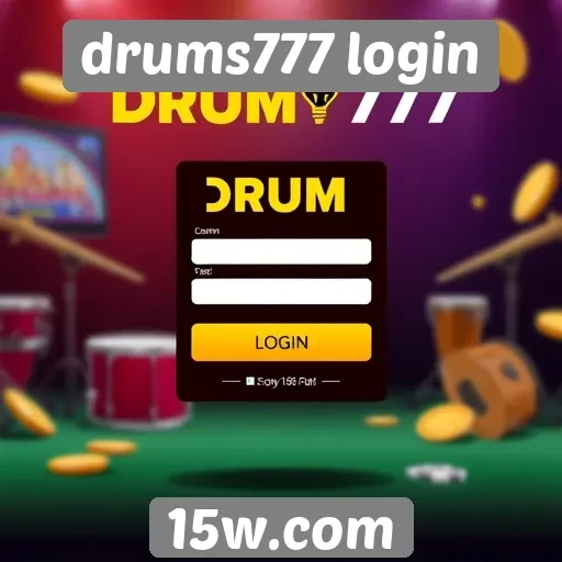 Acessibilidade do site drums777 login para novos jogadores
